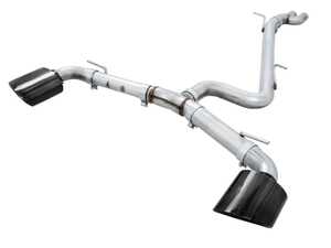 ES#4726498 - AWEMK3TTRS - AWE Exhaust System - Audi MK3 TT RS 2.5T - Comprised of handcrafted 3-inch and 2.5-inch U.S.-sourced T304L stainless steel single pass, 5-cylinder-specific tuned drivers side muffler with a valved passenger-side tip outlet. - AWE - Audi