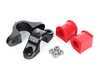 ES#4656974 - 016989la02KT - E46 Billet Front Sway Bar Brackets W/Poly Bushings - Pair  - For E46 24mm OEM Front Sway Bar - ECS - BMW