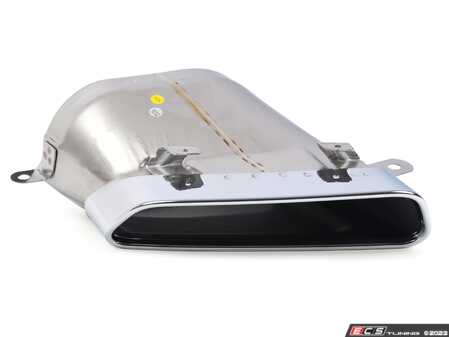 ES#3243611 - 4G0253825T - Exhaust Tip - Left - Scratched or missing exhaust tip? Replace it with a factory fresh one! - Genuine Volkswagen Audi - Audi