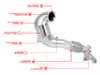 ES#4726476 - UH075-EXA - Unitronic Performance Downpipe 2.0TSI MQB EA888.3 AWD - Direct bolt-on upgrade with a GESi 5 G-Sport UHO+ 400cpsi Catalytic Converter. - Unitronic - Audi Volkswagen
