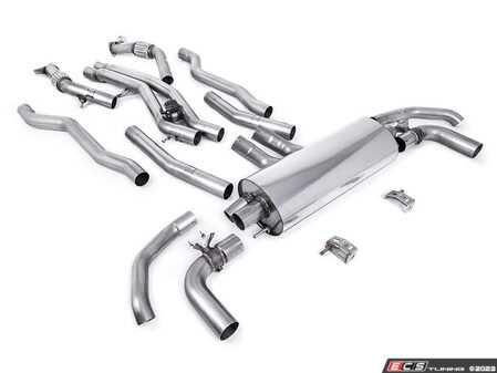 ES#4726921 - SSXAU1025 - Cat-Back Exhaust System - Non-Resonated - An entire system from the cat back for a full sound overhaul! - Milltek Sport - Audi