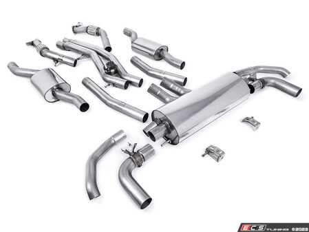 ES#4726922 - SSXAU1026 - Cat-Back Exhaust System - Resonated - An entire system from the cat back for a full sound overhaul! - Milltek Sport - Audi