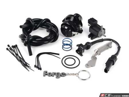 ES#3612126 - FMDV13A - Atmospheric Dump Valve - Black - Prevent boost leaks with full billet construction - Forge - Audi