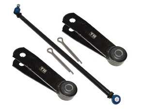 ES#4726987 - 10001-00904 - Mercedes W463 G Class G-Wagon Sway Bar Links & Drag Link Assembly - Set Of 3 - Featuring Hamburg Technic Center Drag Link Tie Rod Assembly, and Sway Bar Links! Front End Steering Refresh Kit. - Hamburg Tech - Mercedes Benz