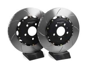 ES#4643178 - A2-149 - 2-Piece Floating Rear Brake Rotor Upgrade Kit - The Girodisc system is a direct replacement for the OE disc. - Girodisc - Audi