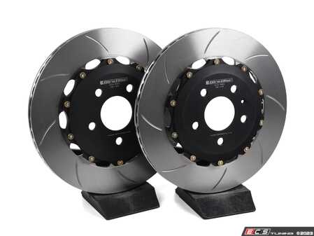 ES#4643178 - A2-149 - 2-Piece Floating Rear Brake Rotor Upgrade Kit - The Girodisc system is a direct replacement for the OE disc. - Girodisc - Audi