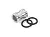 ES#4714613 - 06L121131 - Aluminum Water Pump Union - Upgraded aluminum water pump union connects water pump module to oil cooler - URO - Audi Volkswagen