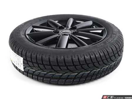 ES#4421661 - 36115A1BF49 - 16" Style 508 (5x112) Wheel and Winter Tire  - Priced Each  - Complete wheel and tire mounted/balanced,  5.5JX16 ET:46 - Genuine MINI - MINI