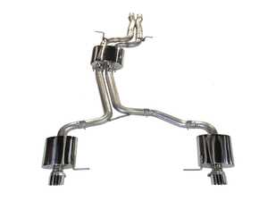 ES#4727400 - AWEB8Q530 - AWE Touring Edition Exhaust System - Audi B8 Q5 3.0T - Specially crafted for the eight-speed Tiptronic transmission, featuring an x-pipe for enhanced exhaust tone, and AWE 180 Technology&trade; to eliminate drone. - AWE - Audi