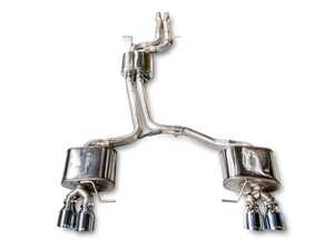 ES#4727405 - AWEB8SQ5 - AWE Touring Edition Exhaust System - Audi B8 SQ5 3.0T - Enables perfect part throttle cruising when you want it, and a disobedient soundtrack when you're ready to rumble! Features AWE's proprietary 180 Technology resonators. - AWE - Audi