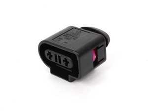 ES#319070 - 1K0973202 - 2-Pin Connector - Priced Each - Replace a broken connector to restore function - Genuine Volkswagen Audi - Audi Volkswagen