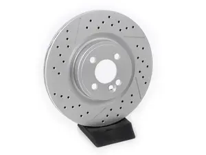 Front V5 Drilled & Slotted Brake Rotors - Set (316x22)