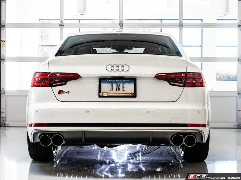 AWE Tuning AWE SwitchPath Exhaust for B9 A4, Dual Outlet - 3025-32014