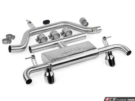 ES#4727542 - CBK0047 - APR MK8 GTI Cat-Back Exhaust System - 3" exhaust to personalize your vehicle's looks, sound and performance. - APR - Volkswagen