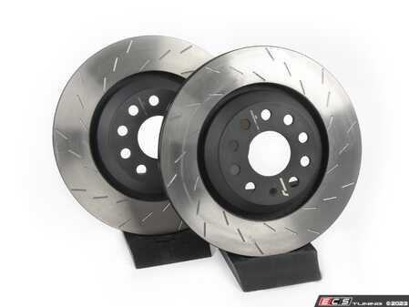 ES#4698455 - VWR682000 - Stage 2 Performance Rear Rotors - Pair (310x22) - Upgraded triple-groove slotted rotors to match front RacingLine BBK's - Racingline - Audi Volkswagen