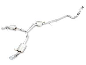 ES#4727590 - AWEB9A4TR - AWE Touring Edition Exhaust System - Audi B9 A4 2.0T - Delivers a civil, smooth soundtrack throughout the range while providing an enhanced in-cabin driving experience in any Drive Select mode. Features AWE's proprietary 180 Technology resonators. - AWE - Audi