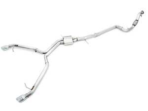 ES#4727589 - AWEB9A4TK - AWE Track Edition Exhaust System - Audi B9 A4 2.0T - Equipped with the same precision-engineering as its Touring Edition counterpart, minus the 180 Technology resonators in the rear. - AWE - Audi