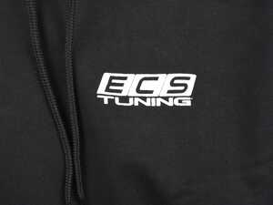 ES#3411368 - 6060294 - Black ECS Pullover Hoodie - XL - (NO LONGER AVAILABLE) - Featuring white ECS Tuning logo on left chest and full back - ECS - 