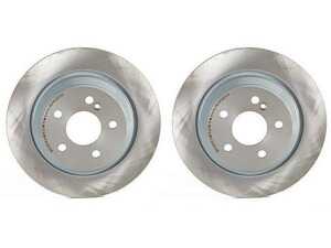 ES#4727504 - 2204230112KT3 - Rear Brake Rotors - Pair (300 X 11 mm) - includes brake rotor securing screws - Brembo - Mercedes Benz