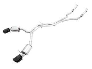 ES#4727671 - AWEB9RS5SBTR - AWE Touring Edition Exhaust System - Audi B9 RS 5 Sportback - A true, dual 3 T304L stainless steel configuration featuring an x-pipe specific for the RS5s 2.9TT, and topped off with AWEs proprietary drone-canceling solution, 180 Technology. - AWE - Audi