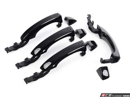 ES#4136129 - ZAW071600RDSP - Black Optic Door Handle Kit - Add a competition-inspired touch to your Audi - Genuine Volkswagen Audi - Audi