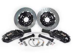 ES#2850431 - 1M1.8008A1 - 01-06 M3 (E46), 06-08 Z4 M-Coupe/Roadster (E85, E86), Front, Drilled, Black, 6 Piston, 355x32 2-Piece - Brembo - BMW