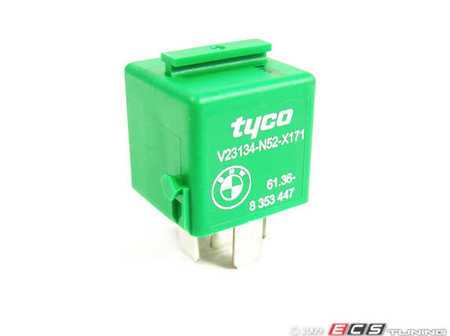 ES#169425 - 61368353447 - E30 M3 "Mint" Green Relay - Used in many electrical locations - Genuine BMW - BMW
