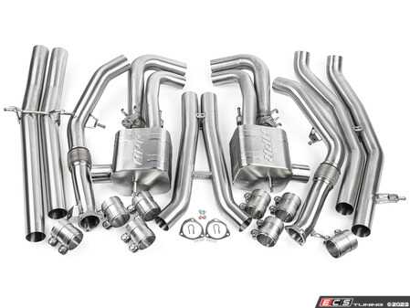 ES#4727731 - CBK0051 - APR Catback Exhaust System - 4M RSQ8 - Full length T304 stainless steel exhaust system that's sure to turn heads! - APR - Audi