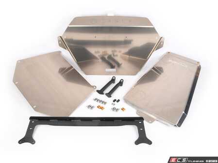 ES#4723196 - 008256la010KT - E53 Full Armor Package - Engine + Transmission Skid Plate (04-06) - Full shielding for your drivetrain. All the components you need to fully protect your engine and transmission. - ECS - BMW