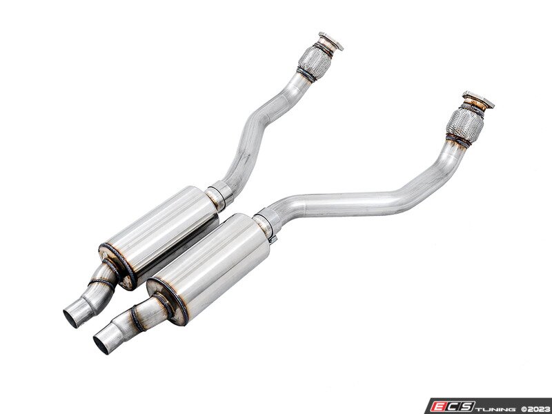 AWE Tuning Audi B8 4.2L Resonated Downpipes for S5 main image 1