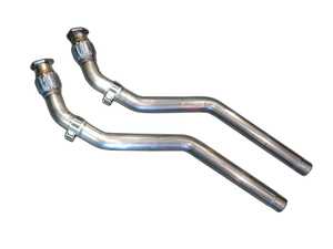 ES#4043936 - 3215-11036 - AWE Non-Resonated Downpipes - B8 S5 4.2L - Eliminates an additional set of resonators from the car, to produce a louder and deeper tone to the exhaust note. - AWE - Audi