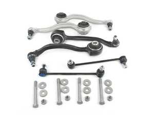 ES#4326464 - 223103280 - Heavy Duty Front Control Arm Kit - Featuring Meyle HD Upper Control Arms, Lower Control Arms, Sway Bar Links, and Control Arm Bolt Kits - Meyle HD - Mercedes Benz