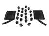 ES#4487785 - VAG-STUD-KIT-20 - M14 Wheel Stud Kit - Black - Set Of 20 - M14x1.5x75mm with conical nuts - Vargas Turbo Technologies - Audi Volkswagen