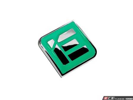 ES#4730244 - IEGRUU31 - IE Logo Badge - Speed Green - Update your car's look with an IE badge, showing that there is more to your build than a typical car. - Integrated Engineering - Audi Volkswagen Porsche