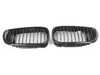 ES#4715574 - ATK-BM-0040-GB - Glazing Black Front Grille Set - E46 3-Series LCI - The perfect blackout grille option for your 3-Series! - AUTOTECKNIC - BMW