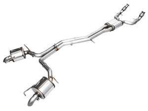 ES#4716293 - 3015-31003 - AWE Touring Edition Exhaust - Audi C8 A6/A7 3.0T - Turndown Tips - Provides a menacing, aggressive soundtrack throughout the range with a drone-free cabin experience under cruising conditions. Features AWE's proprietary 180 Technology resonators. - AWE - Audi