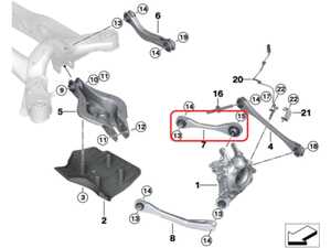 ES#4727763 - was-422 - Rear Upper Adjustable Lateral Straight Links - Improve performance and handling for your G20 / G29 / A90 / A91 - Verkline - BMW
