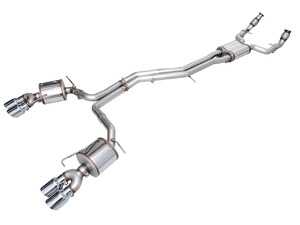 ES#4730299 - AWEC8S6S7TR - AWE Touring Edition Exhaust System - Audi C8 S6/S7 4.0T - Offers a menacing, aggressive soundtrack throughout the range with a drone-free cabin experience under cruising conditions. Features AWE's proprietary 180 Technology resonators. - AWE - Audi