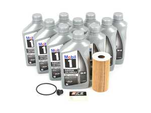 ES#4727410 - 0PB115466AKT3 - Porsche 718 Boxter & Cayman GT4 Genuine Oil Service Kit (0w-40) - Includes Genuine filter and Genuine Mobil 1 A40 Spec Oil - Genuine Porsche - Porsche