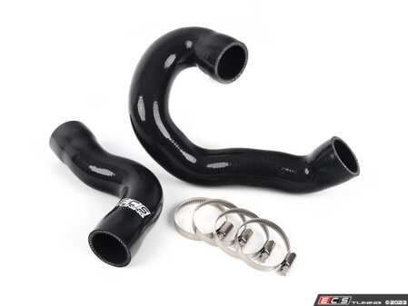 ES#4690094 - 008640LA01 - N54 Performance Silicone Radiator Hoses - Upper and lower radiator silicone coolant hose kit to upgrade from your stock rubber hoses. Includes stainless steel hose clamps. Made to re-use your factory connections. - ECS - BMW