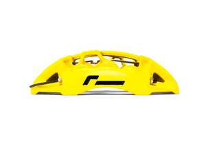 ES#4701438 - VWR651000-YEL - Stage 3+ VWR Caliper & Carbon Ceramic Rotors - Yellow (380mm) - 6 piston calipers featuring two-piece floating carbon ceramic discs. - Racingline - Audi Volkswagen