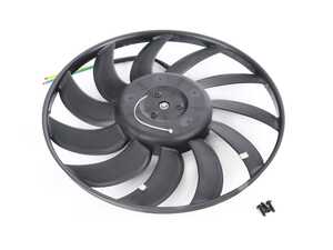 ES#2871546 - 4F0959455 - Electric Fan Assembly - 383mm - Replacement fan on the left side - Febi - Audi