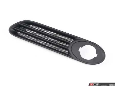ES#77076 - 51131515594 - Finisher Side Marker Vent - Black - Left Side - Mounts to the front quarter panel with the turn signal - Genuine MINI - MINI