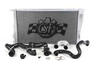 ES#4730412 - 17117547059eKT - N54 Performance Radiator Kit - Automatic/DCT - Features A CSF High Performance Radiator and must have upgraded silicone cooling lines needed for a confidence inspiring cooling enhancement. - Assembled By ECS - BMW