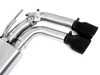 ES#4731981 - UH080-BLK-EXA - Unitronic 8V/8V.2 S3 Turbo-Back Exhaust System - Black Tips - Featuring a GESi 5" UHO+ catalytic converter which flows into 3-inch T304 Stainless Steel mandrel bent tubing Cat-Back. - Unitronic - Audi