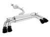 ES#4731981 - UH080-BLK-EXA - Unitronic 8V/8V.2 S3 Turbo-Back Exhaust System - Black Tips - Featuring a GESi 5" UHO+ catalytic converter which flows into 3-inch T304 Stainless Steel mandrel bent tubing Cat-Back. - Unitronic - Audi
