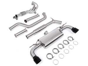 ES#4731986 - UH081-BLK-EXA - Unitronic MK7/MK7.5 GTI Turbo-Back Exhaust System - Black Tips - Featuring a GESi 5" UHO+ catalytic converter which flows into 3-inch T304 Stainless Steel mandrel bent tubing Cat-Back. - Unitronic - Volkswagen