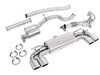 ES#4732018 - UH082-OC-EXA - Unitronic Performance Turbo-Back For MK7/MK7.5 Golf R - Oval Chrome Tips - Featuring a GESi 5" UHO+ catalytic converter which flows into 3-inch T304 Stainless Steel mandrel bent tubing Cat-Back. - Unitronic - Volkswagen