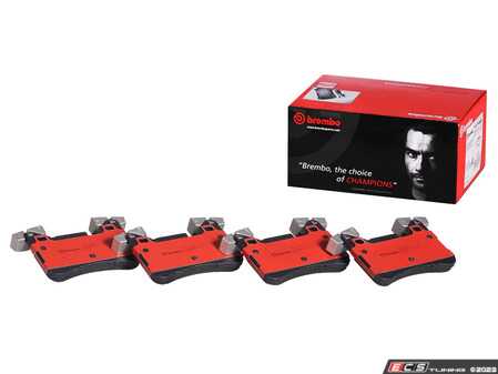 ES#4485402 - 0074209320 - Rear Brake Pad Set - Ceramic - Does not include new brake pad wear sensors - Brembo - Mercedes Benz