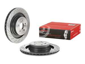 ES#4643327 - 2124230412KT11 - Rear Brake Rotors - Pair (360x26) - includes new rotor securing screws - Brembo - Mercedes Benz